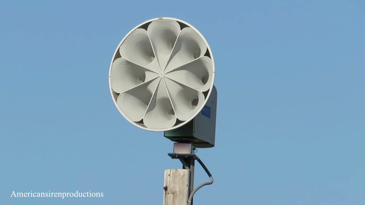 ASC T-128 Rotation+ Ambience, St.Charles, Mo (St.Charles County, Mo siren test)