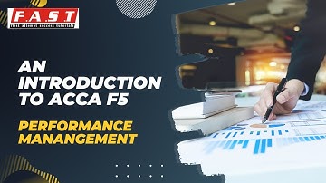 Introduction to Performance Management | ACCA F5