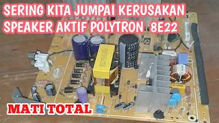 Polytron Pas 8E22 Active Speaker Power Supply Schematic Often Dies Completely