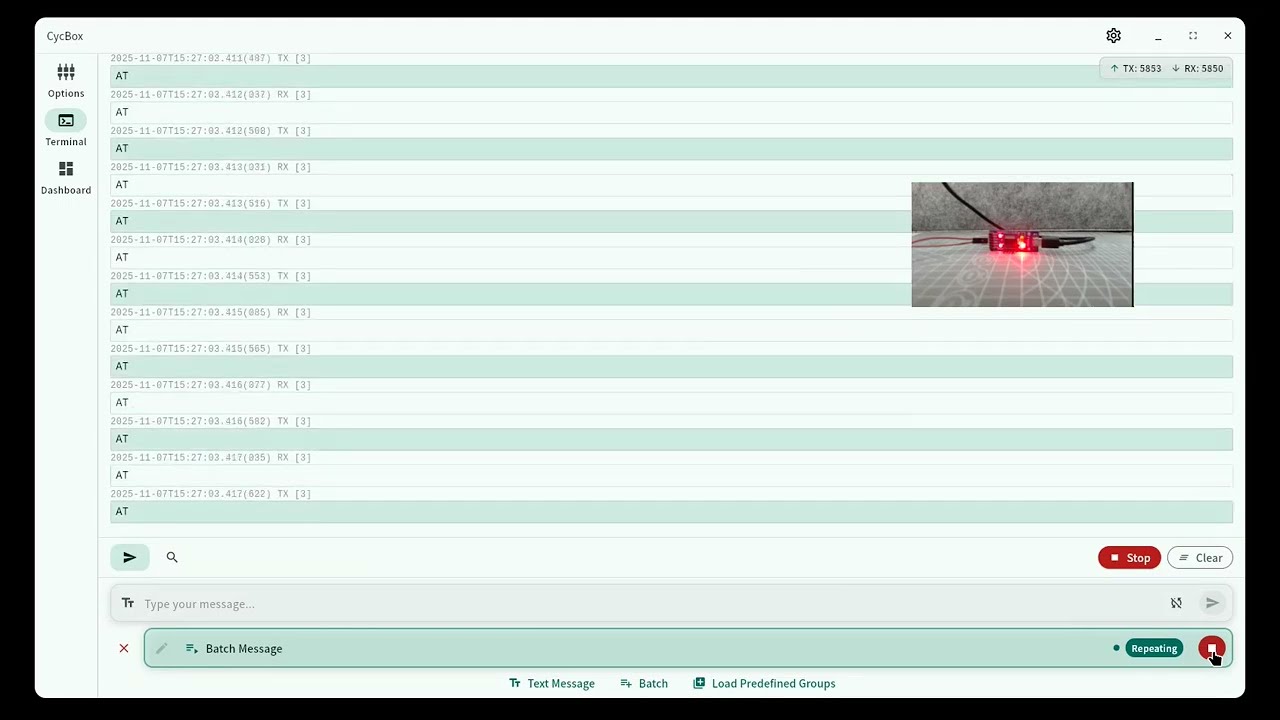 High-Precision Serial Port Testing: 1ms Timer & Low-Latency with CycBox