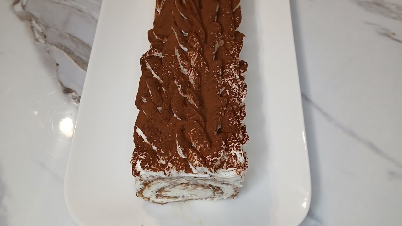 Bûche roulée façon TIRAMISU
