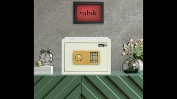 Rubik Safe Box, How to Open, Set & Change Pin Code Password and Unlock Using Keys