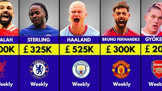 Top 50 Highest Paid Footballers in the Premier League 2025/26