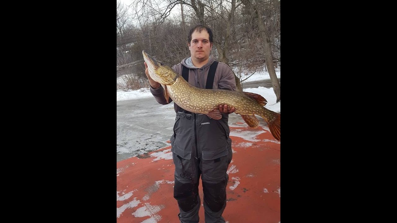 ice fishing northern pike YouTube