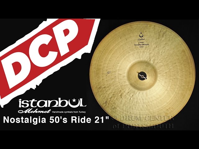 Istanbul Mehmet Nostalgia 50's Ride Cymbal 21