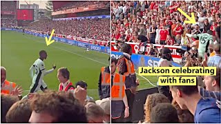 🔥Crazy scenes as Nicolas Jackson scored a late winning goal against Nottingham forest