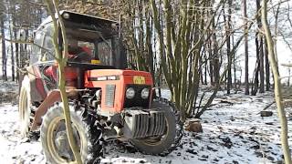 Zetor 7745 odvoz dřeva