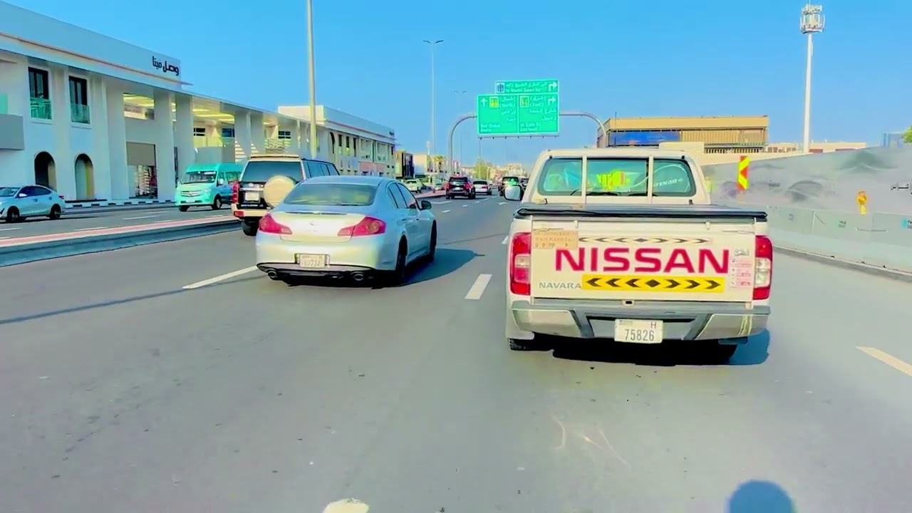 Dubai wasal road view 