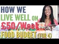 How We Live Well On A £50/Week Food Budget for 4 | Grocery Shopping UK