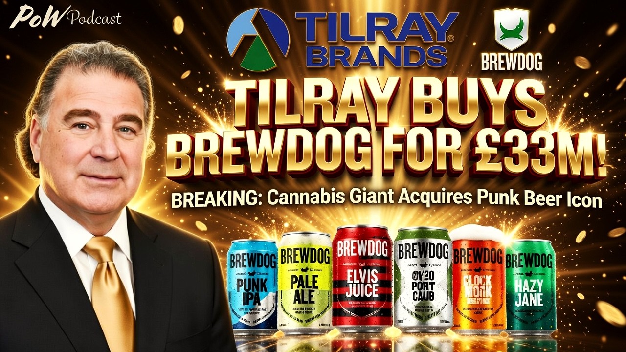 🚨Срочные новости🚨Компания Tilray Brands приобрела Brewdog за 33 миллиона фунтов стерлингов и пров...
