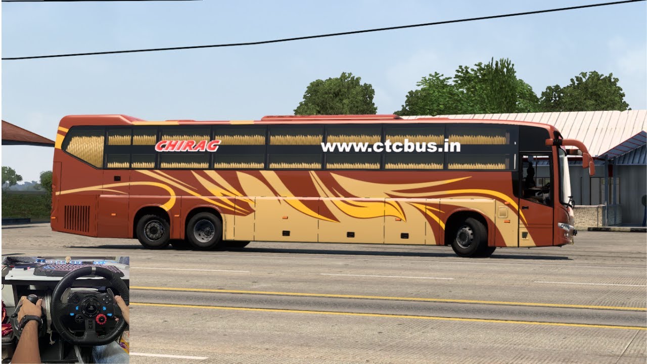 HIGH SPEED TEST OF Chirag Scania Multi-Axle Bus | Steering Wheel Gameplay