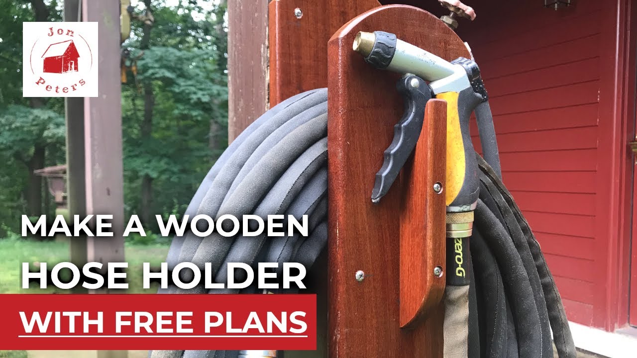 How to Make a Wooden Hose Holder - Free Design Plans 