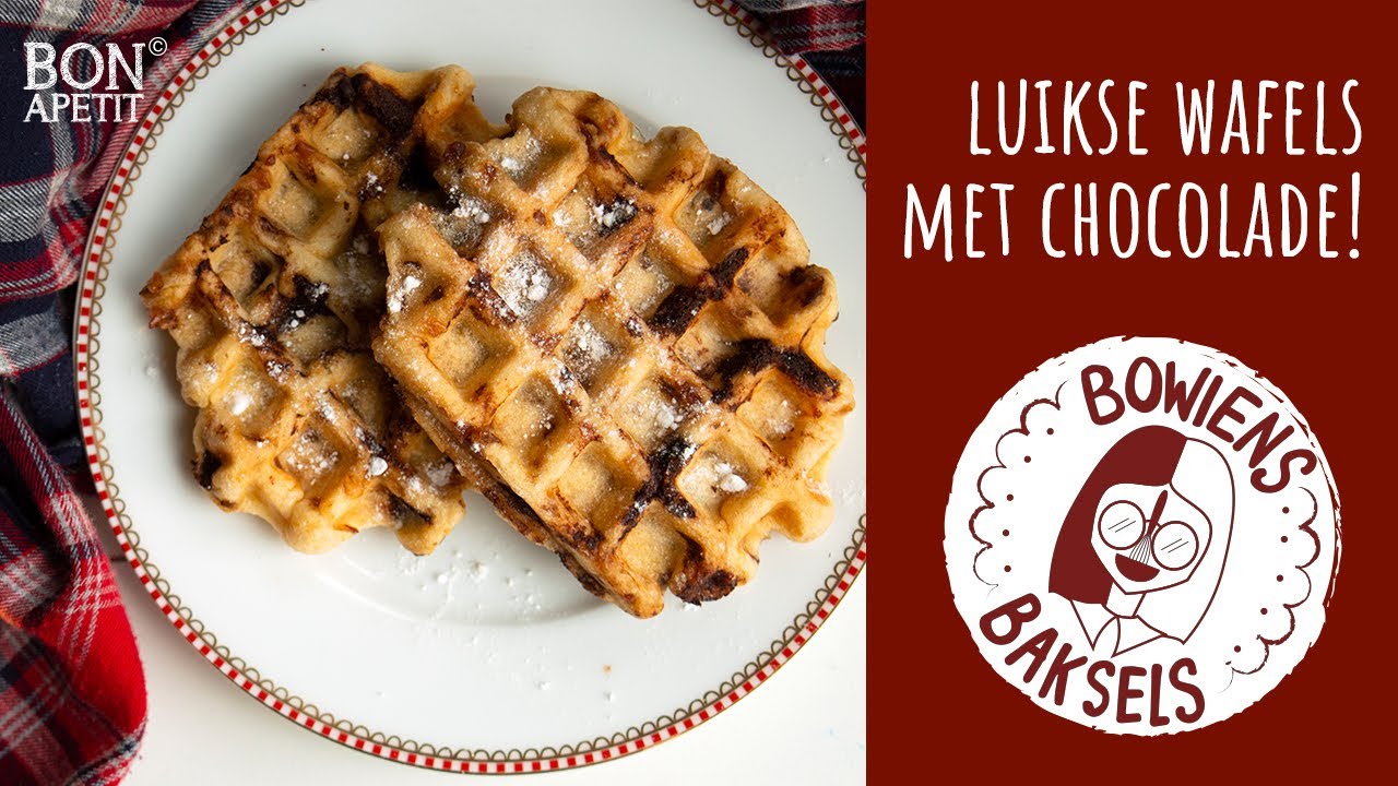 Luikse wafels met chocolade!