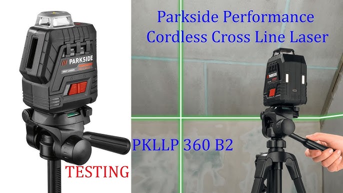 Parkside Cross Line Laser PKLL 10 B3 REVIEW - YouTube