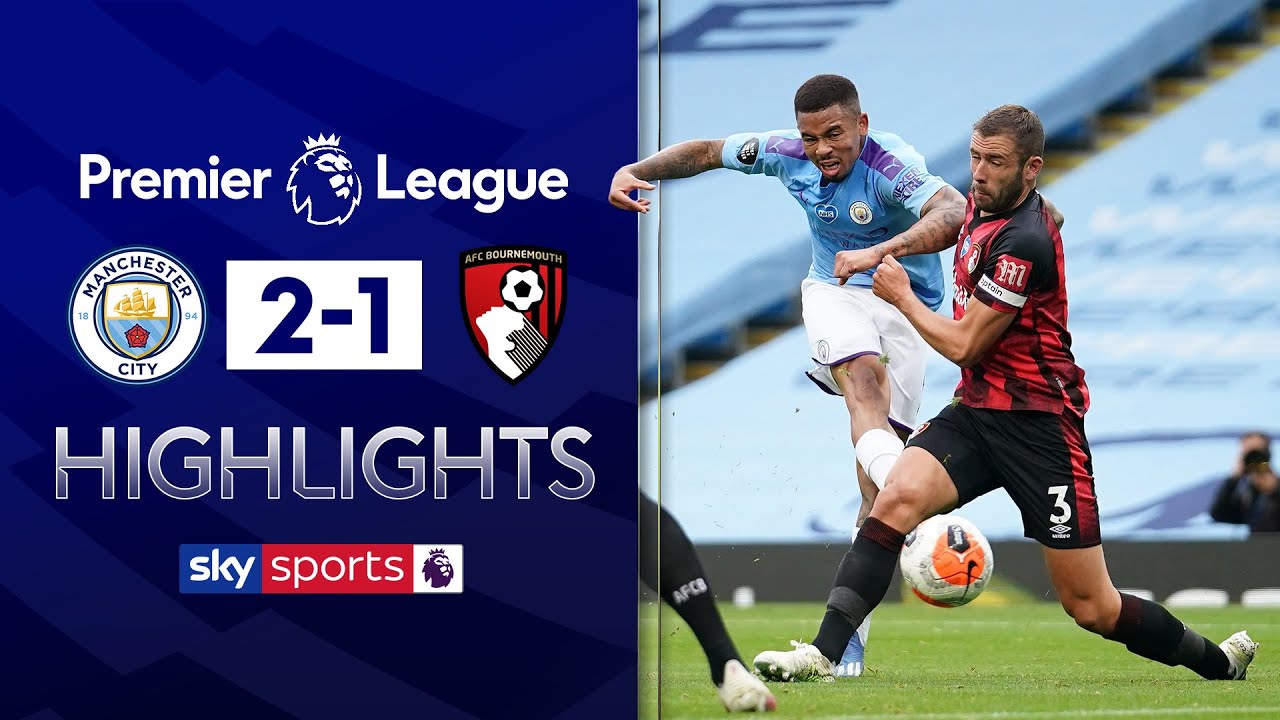 Cherries drop vital points in relegation battle | Man City 2-1 Bournemouth | EPL Highlights
