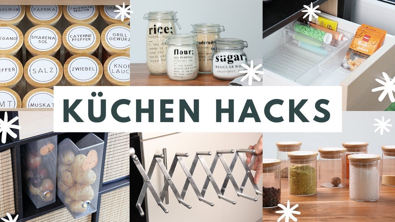 DIY's / Tipps zum KÜCHE ORGANISIEREN + IKEA Hacks | Ordnung in der Küche  mit Cricut Joy | TRYTRYTRY - YouTube