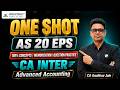 AS 20 EPS ONE SHOT | ADVANCE ACCOUNTS | CA INTER ZIDD REVISION | CA ANUBHAV JAIN