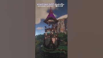 Minecraft Wizard Tower Build
