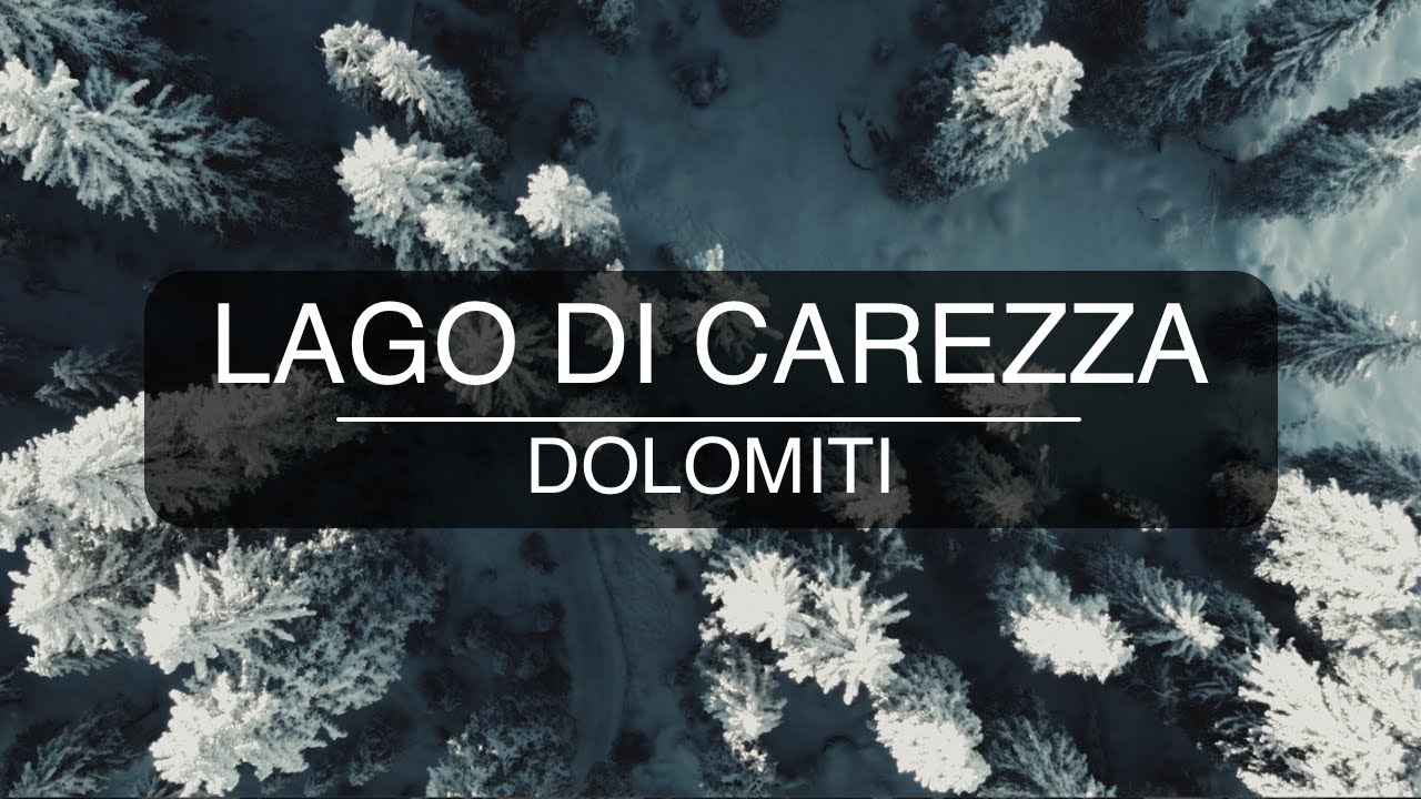 Lago di Carezza, Dolomiti | Winter time ❄️ | Drone