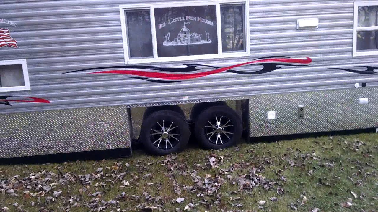 New ice castle fish house berkon hydro frame YouTube