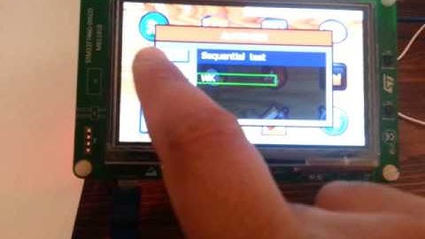 User Inteface (480 x 272, STM32F7 discovery)