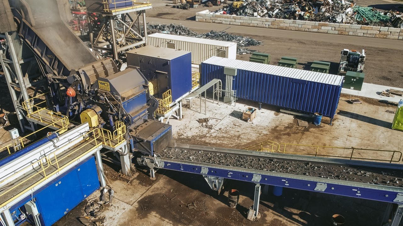 WENDT M6090 Shredder Plant Walkthrough with Beacon Recycling