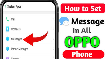 OPPO Message Settings | OPPO Message Problem | OPPO a3s Message Settings