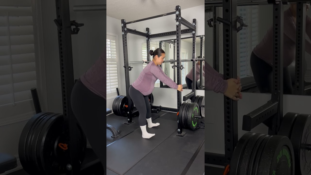 Supported squat to internal rotation hip hinge