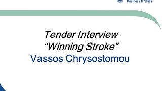 Tender Interview Skills