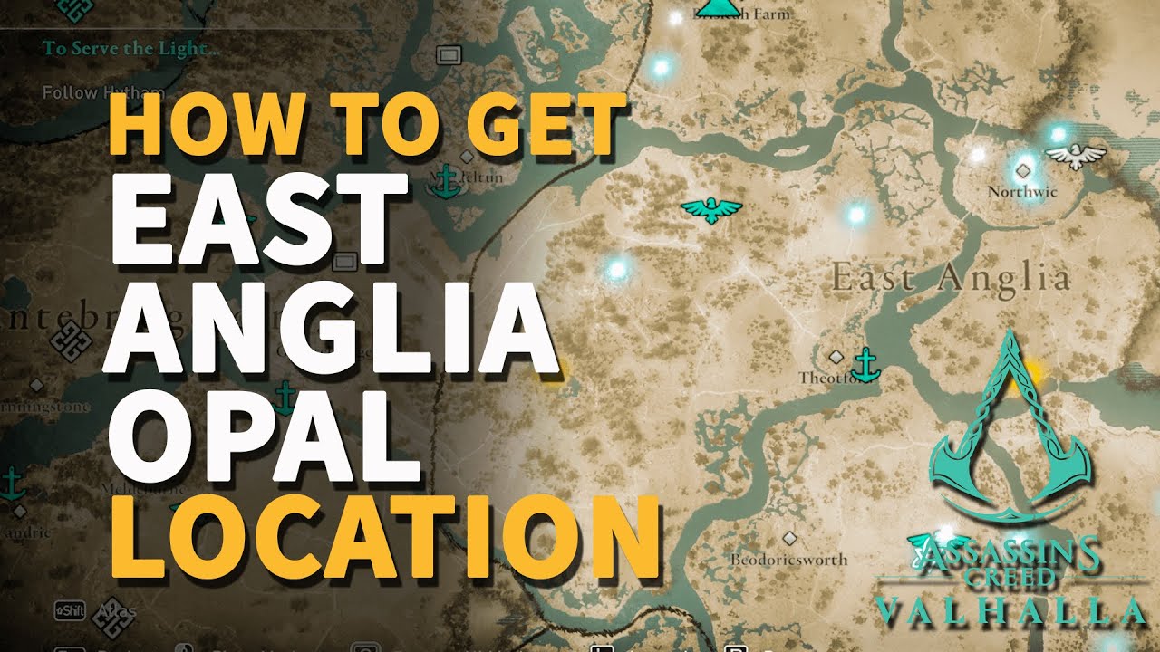 East Anglia Opal Assassin's Creed Valhalla Location YouTube