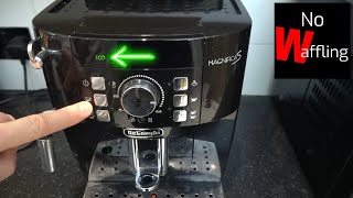 How to TURN ON ECO Mode - Delonghi Magnifica S - Beginner guide
