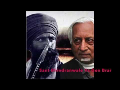 Sant Bhindranwale Vs Gen Brar   JAGOWALE Ft  Kam Lohgarh