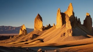 Trona Pinnacles, Most AMAZING HIDDEN place in California 4k Drone Footage