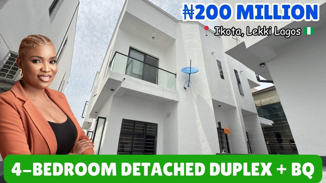 NEWLY BUILT 4 BEDROOM DETACHED DUPLEX FOR SALE IN IKOTA LEKKI LAGOS NIGERIA