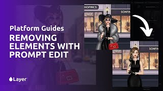 How to remove elements from an image with AI Prompt Edit | Layer
