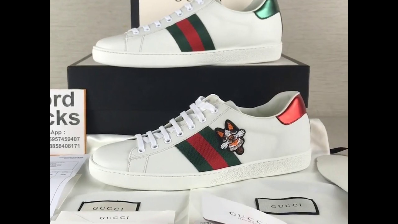 gucci ace sneakers dog