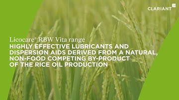 Licocare® RBW Vita – natural-based high performance waxes and dispersing agents