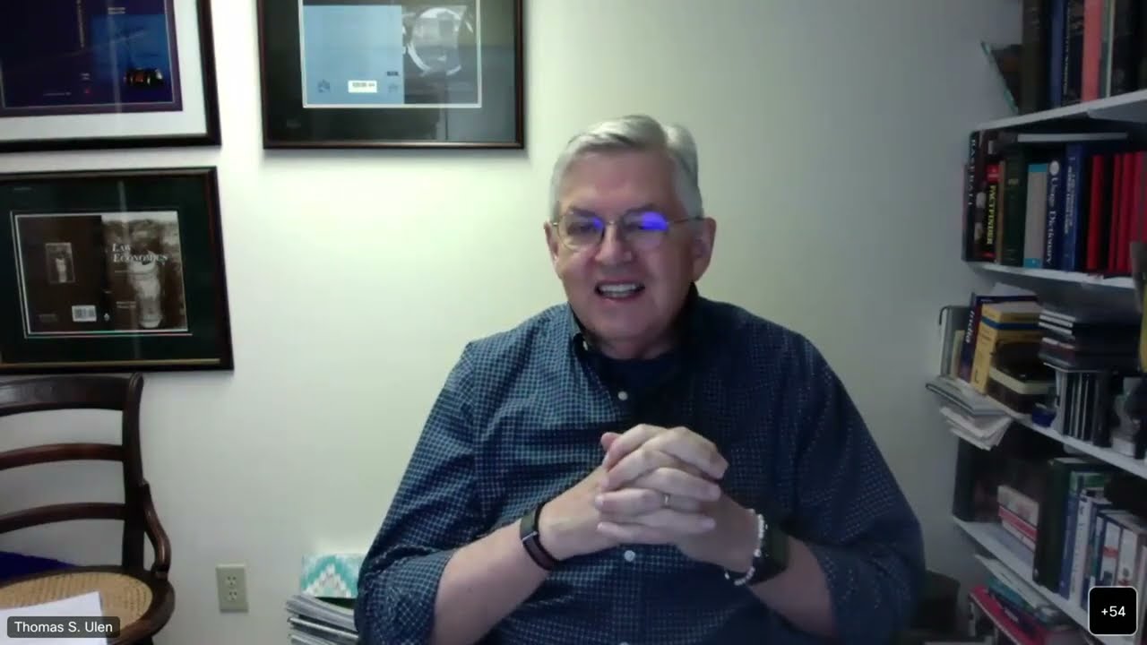 Session 2: Prof. (Dr.) Thomas Ulen, "Introduction to Law and Economics" [Day 1: 12th September 2022]