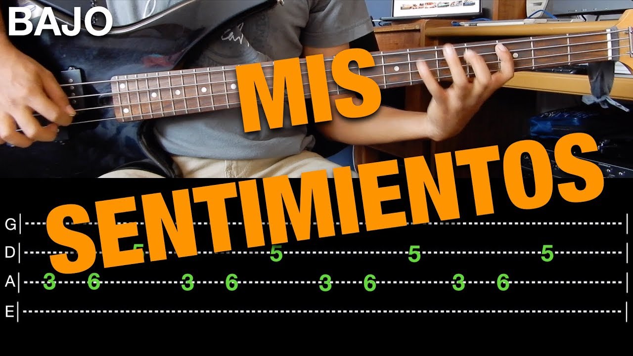 Mis Sentimientos - Los Angeles Azules // Video-Guía + Tabs (Bass Cover) || El Richi!