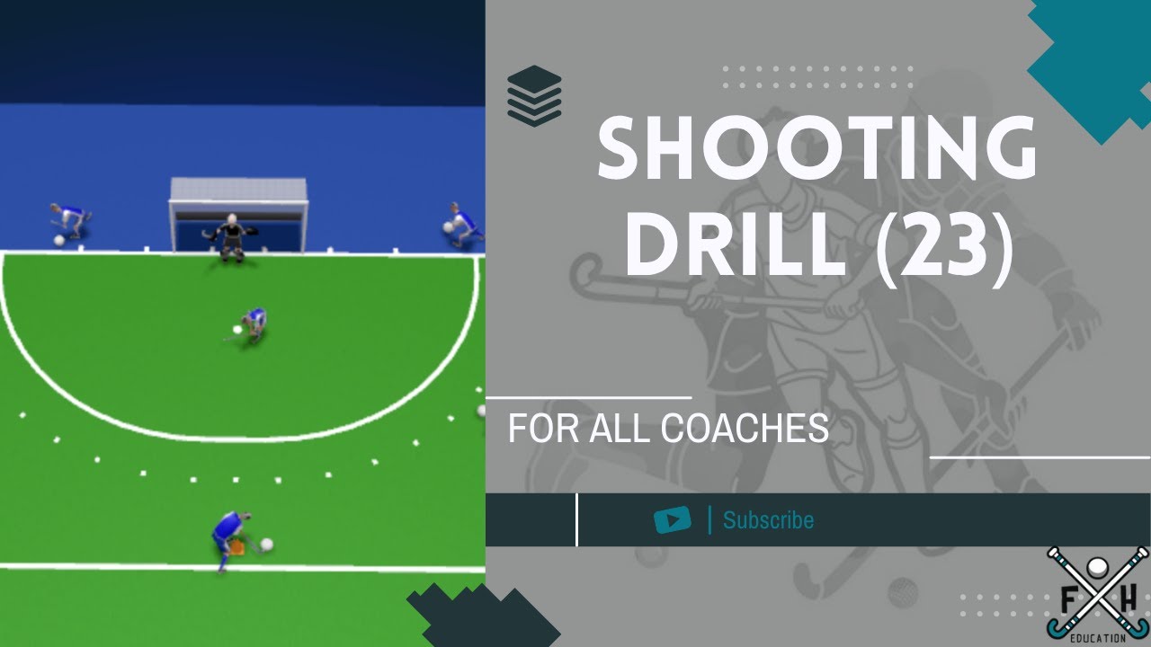 🏑 УПРАЖНЕНИЕ НА ОТРАБОТКУ БРОСКОВ В ХОККЕЕ НА ТРАВЕ (23) | Идеально для всех тренеров!