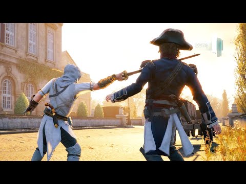 Assassin's Creed Unity Master Arno Custom Outfit Sword Combat & Roam in Paris RTX Ultra Setting