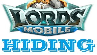 Lords Mobile: How to hide troops