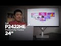 Dell 24" Monitor Unboxing, Set up & Testing - P2422HE - USB-C Hub Productivity Monitor