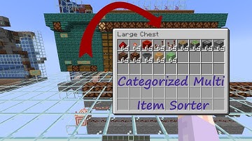 Categorized Multi Item Sorter (Showcase): Minecraft 1.19