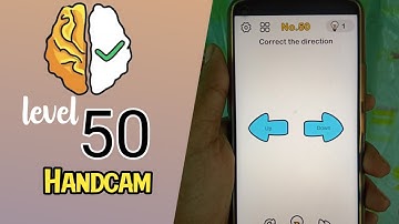 Brain out level 50 || Correct the direction || Handcam video