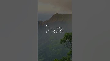 دعواهم فيها سبحانك اللهم وتحيتهم فيها سلام || سورة يونس || القارئ عبدالرحمن مسعد