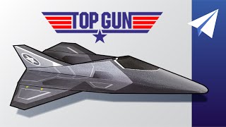 Hyper Sonic TOP GUN Paper Airplane — How to Make the XR-22 StarHawk — Inspired by the SR-72 Darkstar