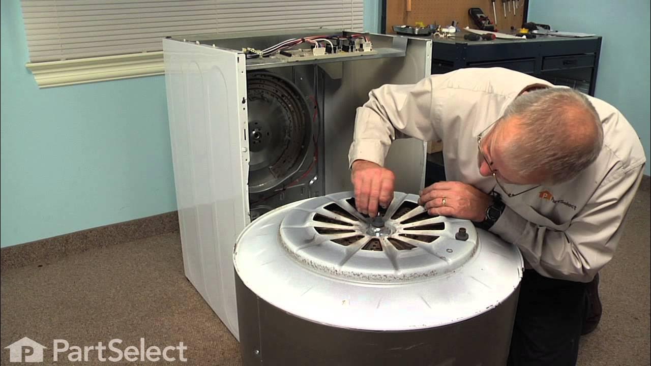 Dryer Repair Replacing the Drum Bearing Sleeve (GE Part WE1M462