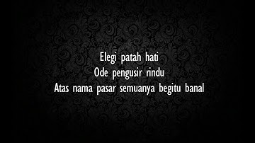 Efek Rumah Kaca - Cinta Melulu (lirik)