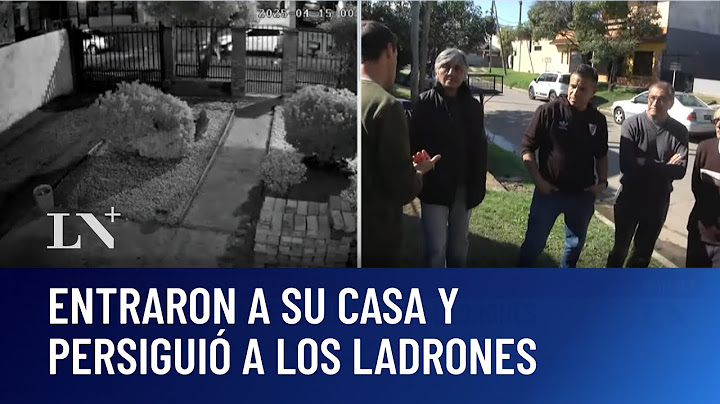 Violencia en el conurbano; le entraron a robar y persiguió a los ladrones